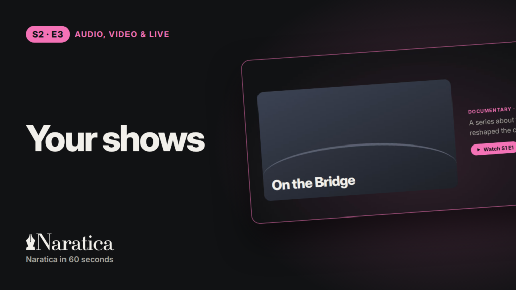 Your shows
